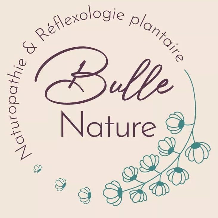 Logo de Bulle Nature, Réflexologue Plantaire et conseillère en Naturopathie à Fougères